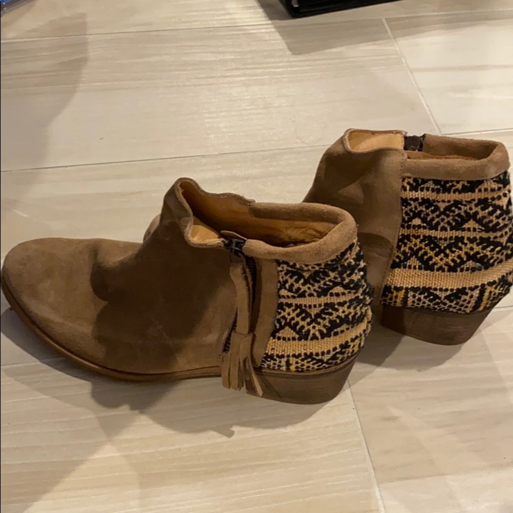 Suede booties